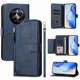 thumbnail image 1 of Funda tipo libro para Realme 12 pro 5G con bolsillo con cremallera, cierre magnético, 7 ranuras para tarjetas y correa para la muñeca., 1 of 6