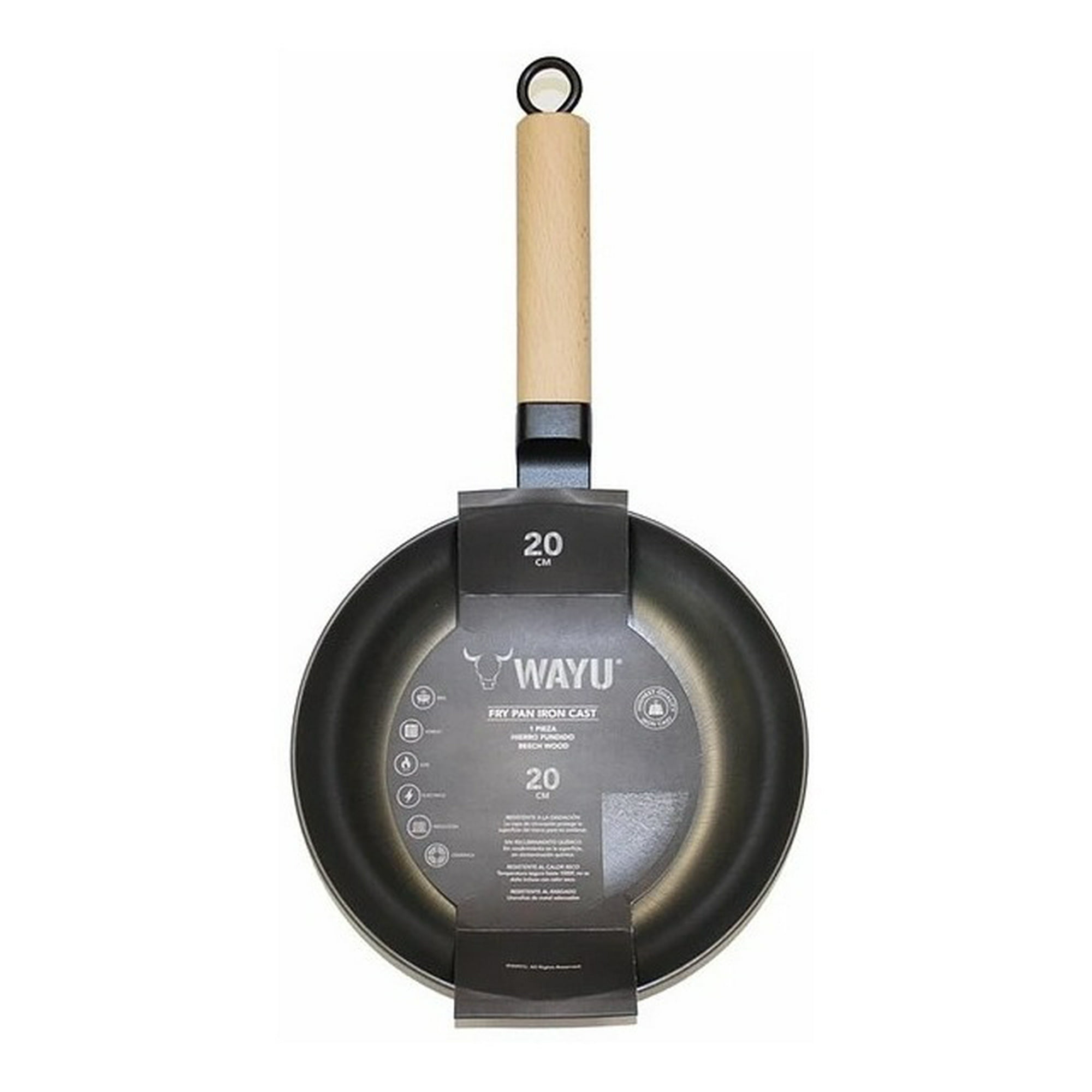 Genérico - Sarten Iron Cast Wayu 20 Cm Cocina Hierro Fundido