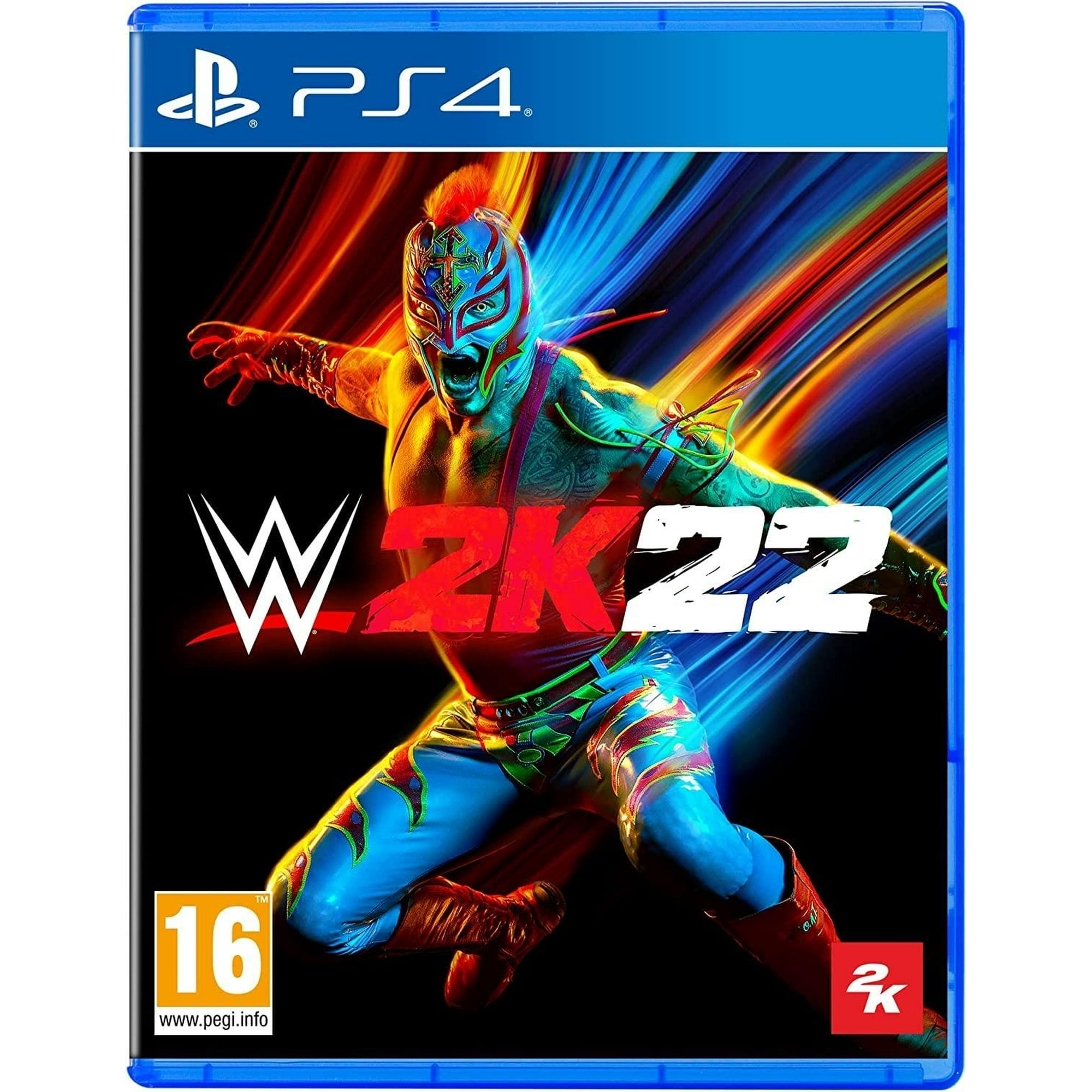 Playstation - Wwe 2k22 Ps4 Juego Físico Azul