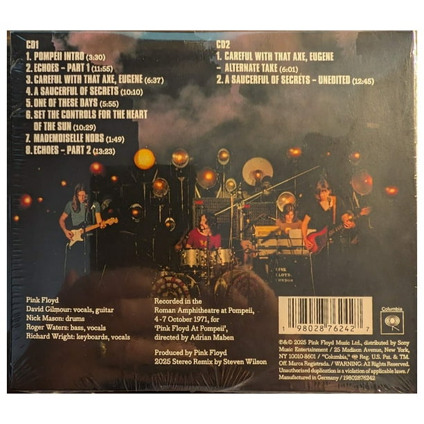 Pink Floyd - At Pompeii Mcmlxxii (2025) (2cd) | Cd | Lider