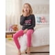 thumbnail image 4 of Pijama Niña Estampado Peace Love Dance gris oscuro 8, 4 of 7