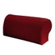 thumbnail image 3 of 1 par elástico reposabrazos sofá cubre sillones protector rojo, 3 of 3