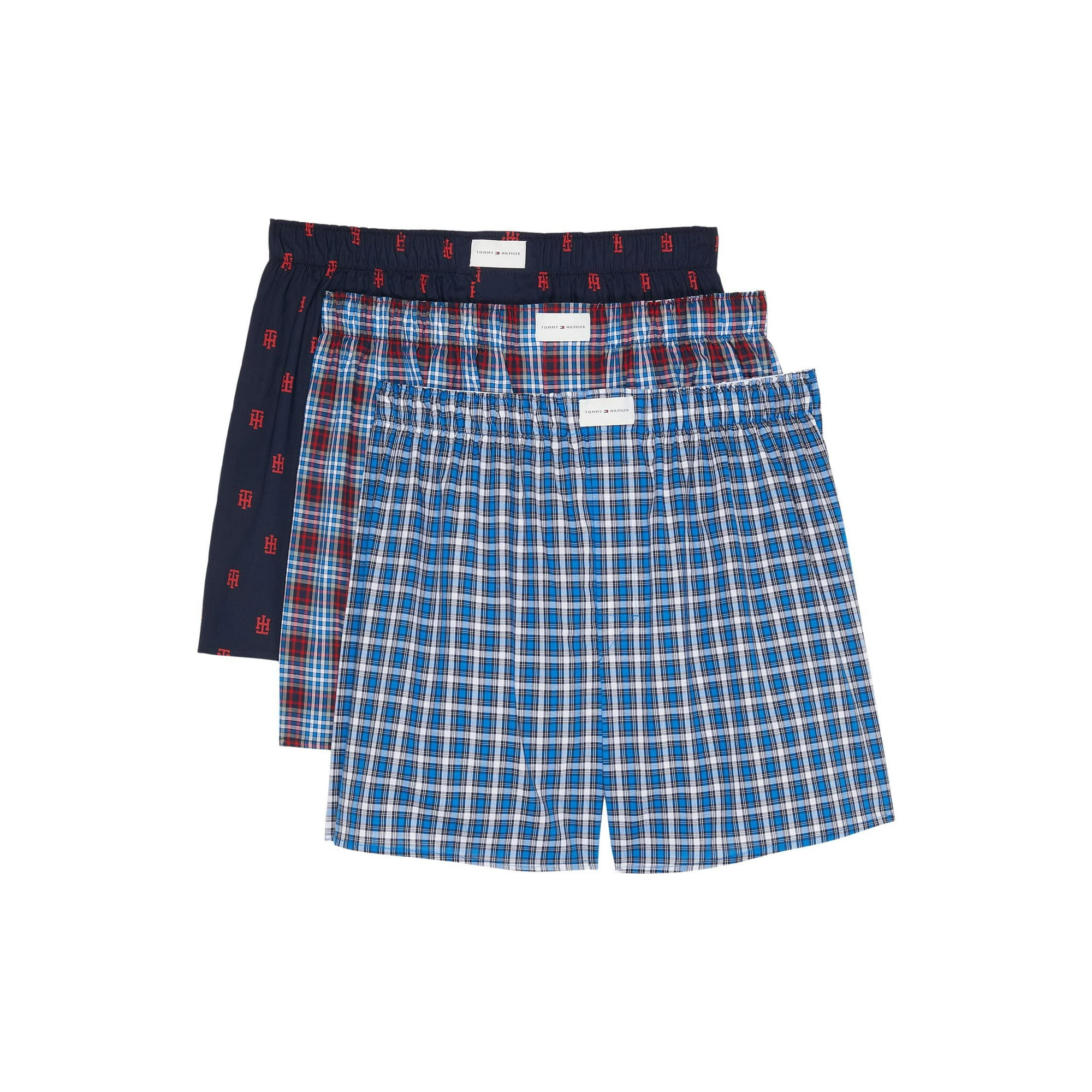 Ropa Interior Tommy Hilfiger Cotton Classics Woven Boxer, Paquete De 3