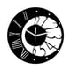 thumbnail image 3 of Reloj De Pared Nórdico, Decoración De Pared Nórdica Sencilla Para Dormitorio, Sala De Estar, Aula, Negro, 3 of 5