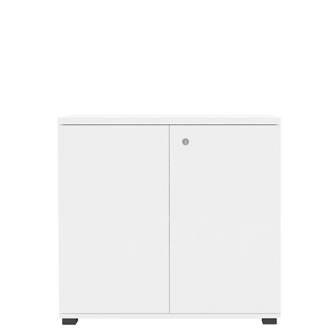 Form Office - Gabinete Bajo Con Puertas 80X40X75 Wengue/Gris