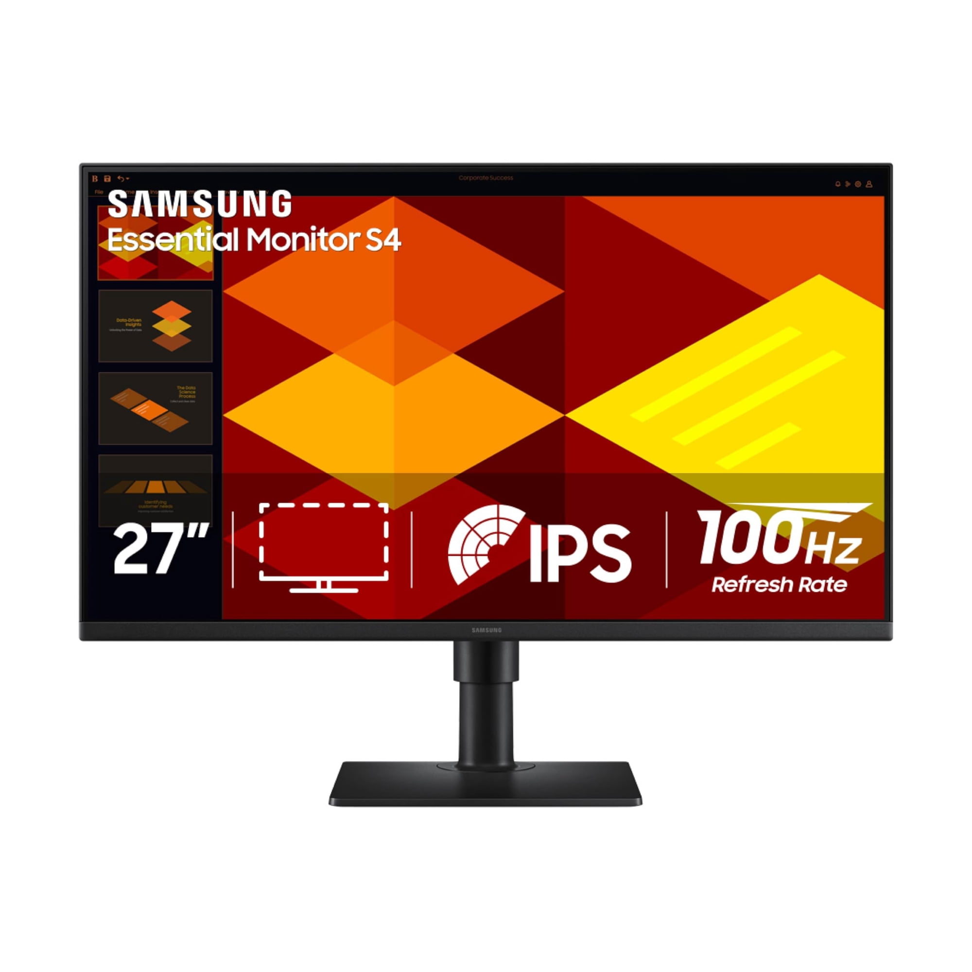 Monitor Samsung S40gd Borderless 27" Ips Con Frecuencia De Actualización De 100 Hz