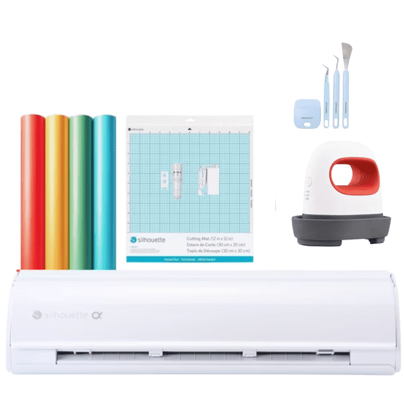 Nuevo Kit inicio Silhouette Cameo 5 Alpha White + Plancha Mini