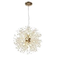 Ioensy - Lámpara Colgante De Araña De Cristal Moderna Para Sala De Estar, Cocina, Restaurante