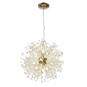 Ioensy - Lámpara Colgante De Araña De Cristal Moderna Para Sala De Estar, Cocina, Restaurante