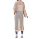thumbnail image 3 of INSPIRE CHIC Cárdigan Largo de Crochet para Mujer con Mangas 3/4, Tejido Ligero y Suelto con Diseño Calado, Talla L, Beige, 3 of 6
