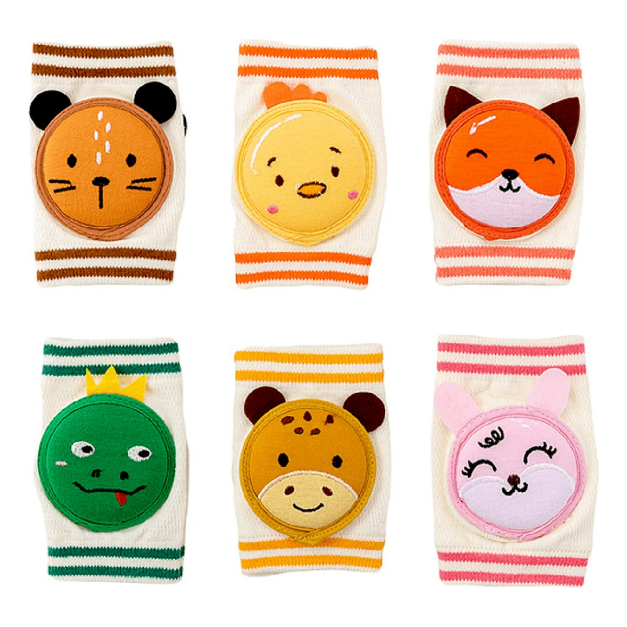 Genérico - Set 3 Rodilleras Algodón Proteccion Antideslizante Bebe Lau