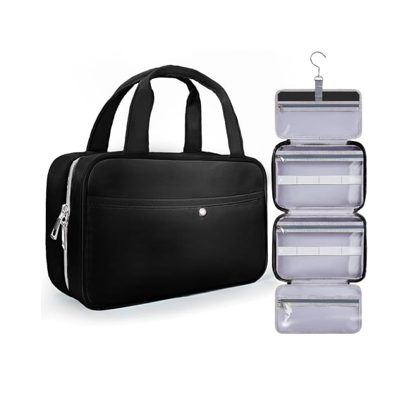 Neceser colgante de viaje Chakipee impermeable negro