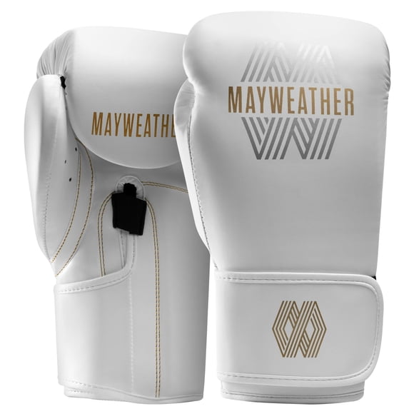 Guantes de Boxeo Hayabusa Mayweather S/M Blanco/Oro