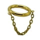 thumbnail image 1 of Piercing Septum 16g Astm F136 Titanio Chapado Oro, 1 of 4