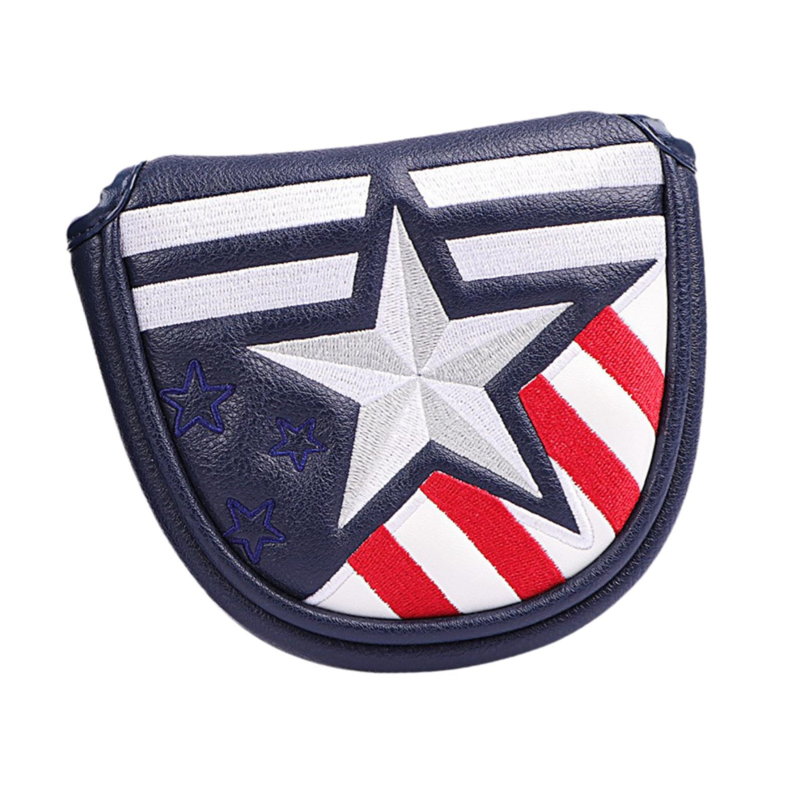 Ioensy - Mazo De Golf Putter Cubierta Deportiva Compacta Para La Mayoría De Putter Golf Club Cabeza Cubierta Semicírculo