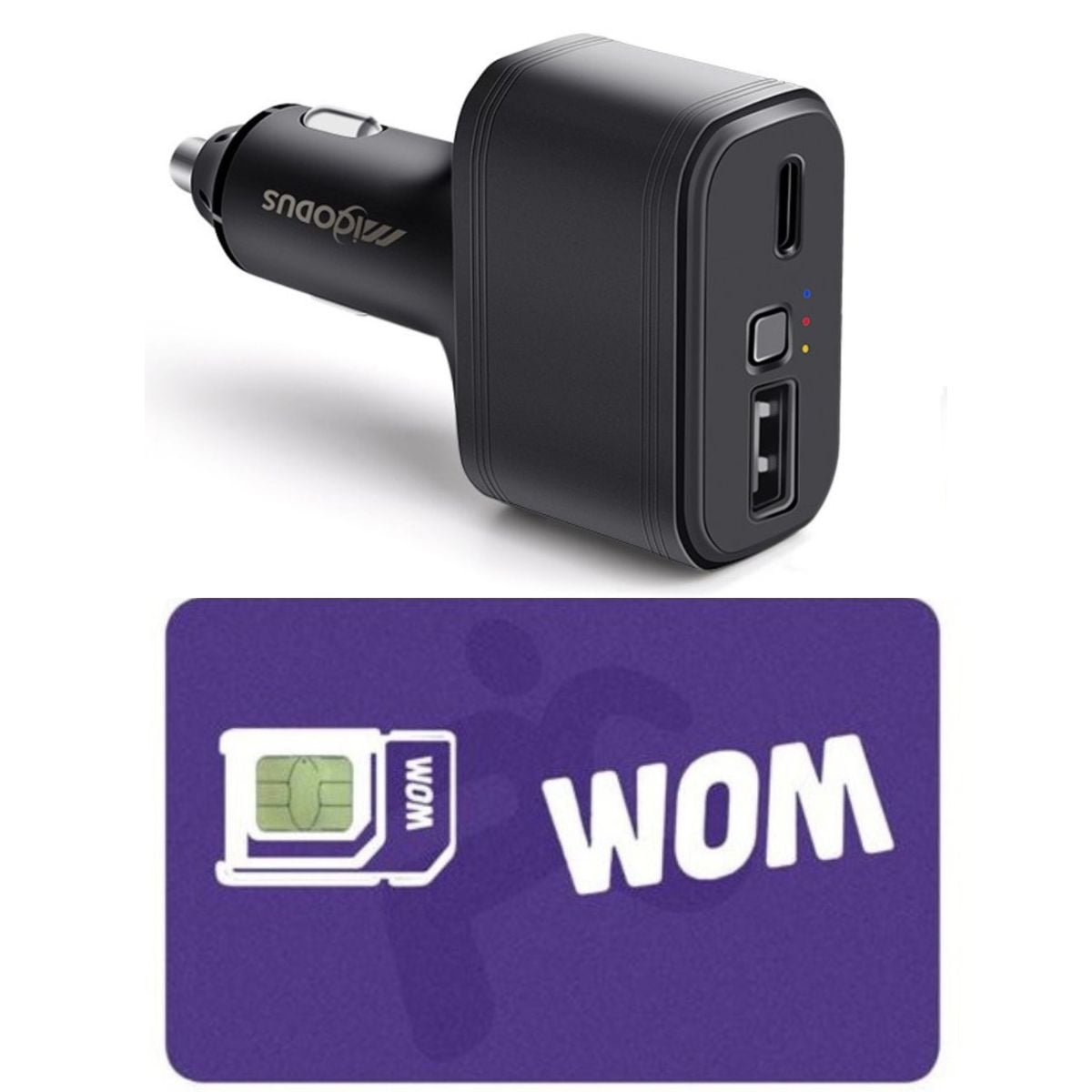 Rastreador Gps 4g Micodus Mv77g 4g Cigarette Lighter + Configuración + Sim