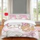 thumbnail image 1 of DIEZ Pink My Bunny Melody Duvet Cover Set for Kids Girls Soft Microfiber 3pc Bedding Set- Hello Cat Kitty Pompompurin and CinnamorollFull, 1 of 5