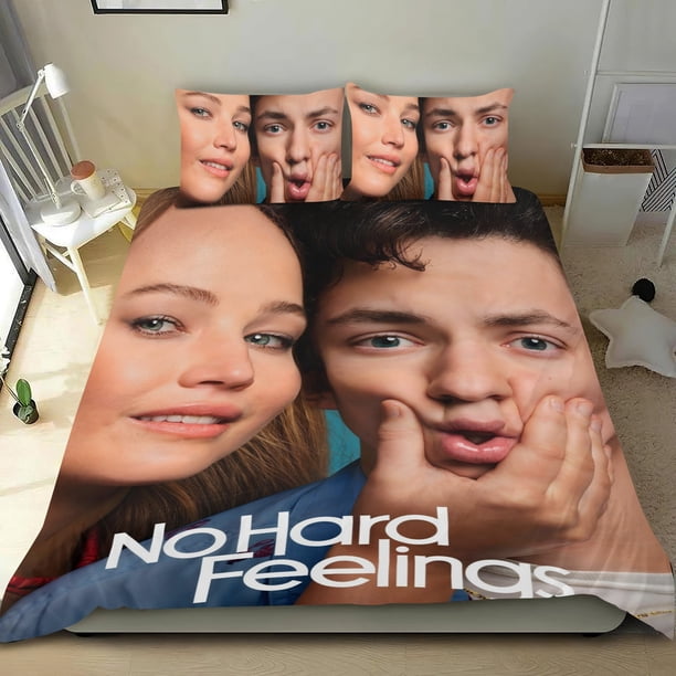 Sin Resentimientos Conjunto de sábanas temático, trío de piezas, cómodo y amigable con la piel, diseño único, regalo de decoración para el hogar para familiares, amigos y fans,135cm *200cm