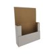 thumbnail image 1 of Caja de envío Rnisda 19x14x5 cm plegable fácil blanca - paquete de 50, 1 of 6