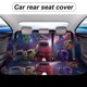 thumbnail image 5 of Entre Nosotros-theme Car Rear Seat Covers Back Elastic Flexible Car Seat Covers Decorative Fits Most Cars 120x59x76cm, 5 of 6