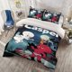 thumbnail image 1 of 3pcs Casper Demon Graveyard Printed Bedding Set Includes a Soft Duvet Cover And Two Pillowcases, 1 of 1