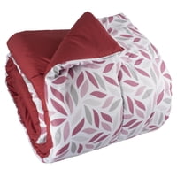 Andes - Plumon Microfibra Hoja Frambuesa 2 Plazas