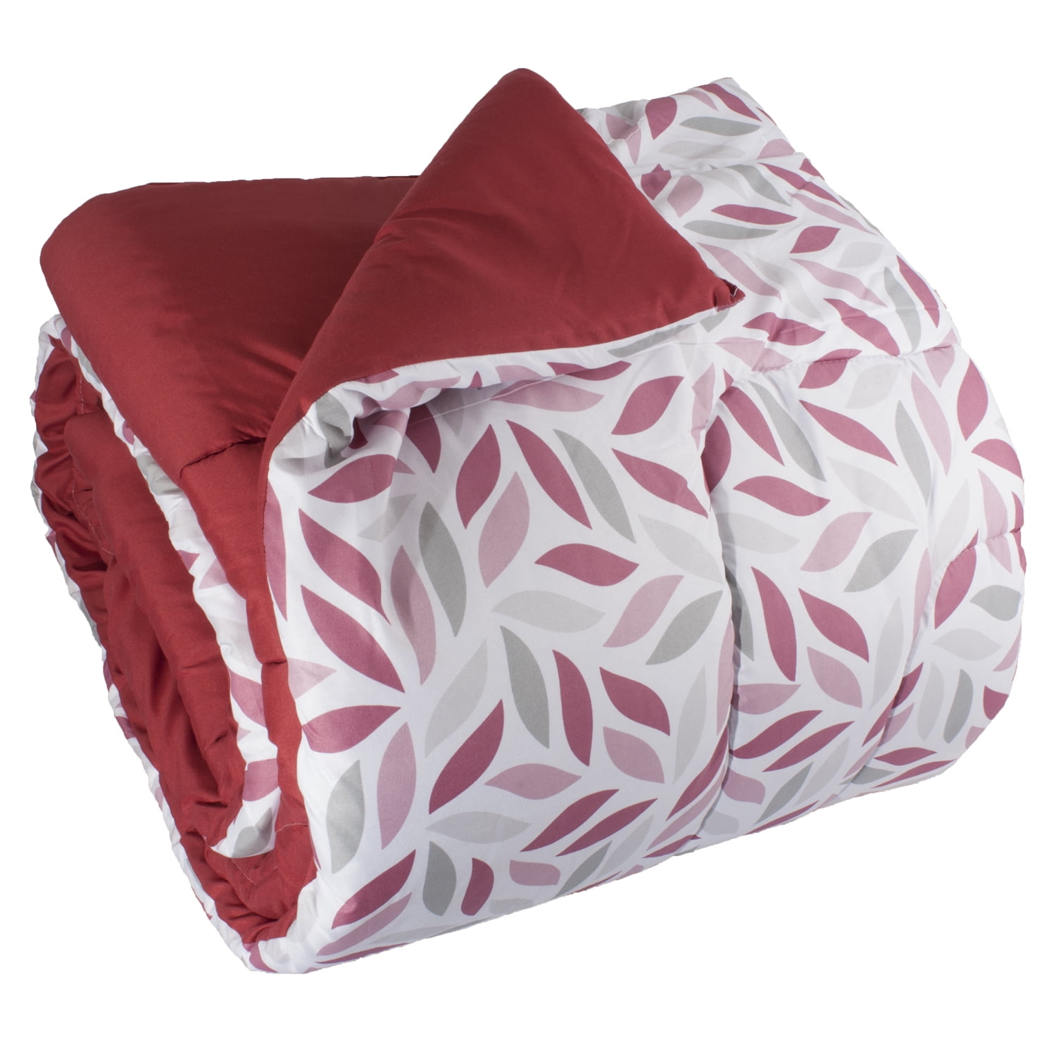 Plumon Andes Microfibra Hoja Frambuesa 2 Plazas