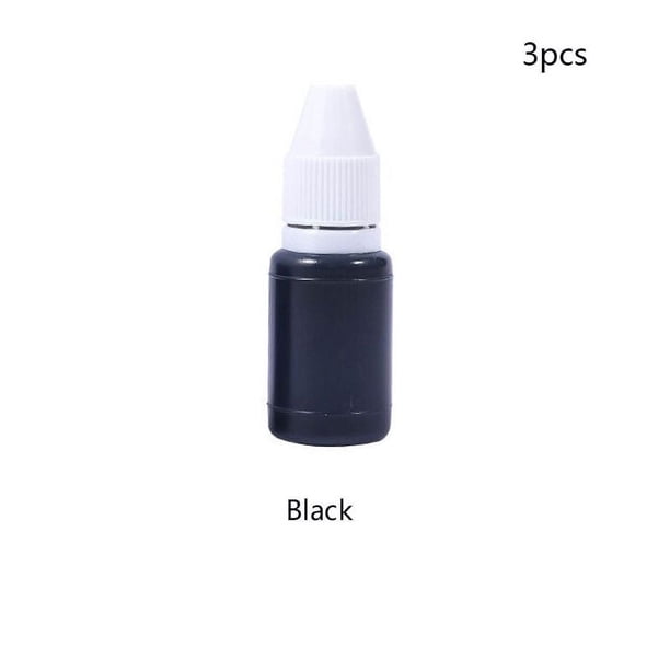 Add a Personal Touch to Your Projects with 3pcs 10ml/0.3fl Oz Flash Refill Ink for Photosensitive Seal Stamp on Wood, Wedding Scrapbooking, and School Supplies - Long-lasting, Reusable, and Fast Deliv