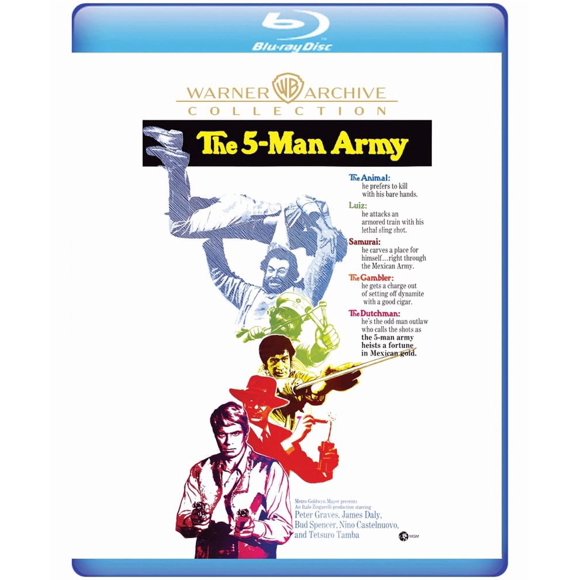 Blu-ray Warner Archive El Ejército de Cinco Hombres