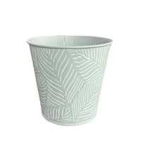 Oem - Macetero De Metal Canasto Maceta Balde Diseño Hoja 15X15Cm G