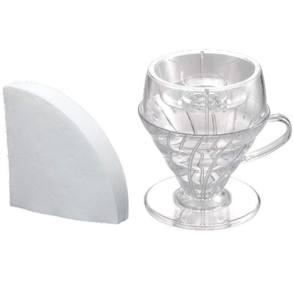 Cafetera HARIO V60 Drip-Assist, tamaño 02, transparente