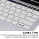 thumbnail image 3 of Protector de teclado ultrafino compatible con MacBook Pro con Touch Bar de 13/15 pulgadas (A1706/A1707) - Diseño estadounidense, 3 of 8