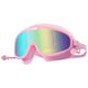thumbnail image 1 of Gafas De Natación Gafas De Natación Gafas De Buceo De Marco Grande Con Tapones Para Los Oídos Revestimiento Rosa En Bolsa, 1 of 5