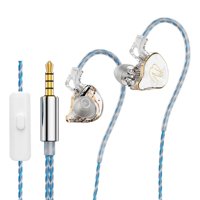 Magideal - Monitores Intrauditivos, Auriculares Con Cable De 1,2 M De Longitud, Auriculares Con Sonido Estéreo Antibobinado A La Moda, Auriculares Para Gimnasio, Blanco