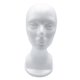 thumbnail image 2 of Espuma Ligera Maniquí Cabeza Modelo Sombrero Peluca Gafas Soporte De Exhibición Blanco 07, 2 of 5