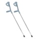 thumbnail image 1 of Pack 2 Bastones Canadienses Aluminio Regulables Ortopédicos, 1 of 3