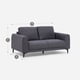 thumbnail image 2 of Sofa 2 Cuerpos Padua Grafito, 2 of 5