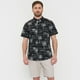 thumbnail image 2 of Camisa Hombre Mid Print Manga Corta Negro Corona, 2 of 5
