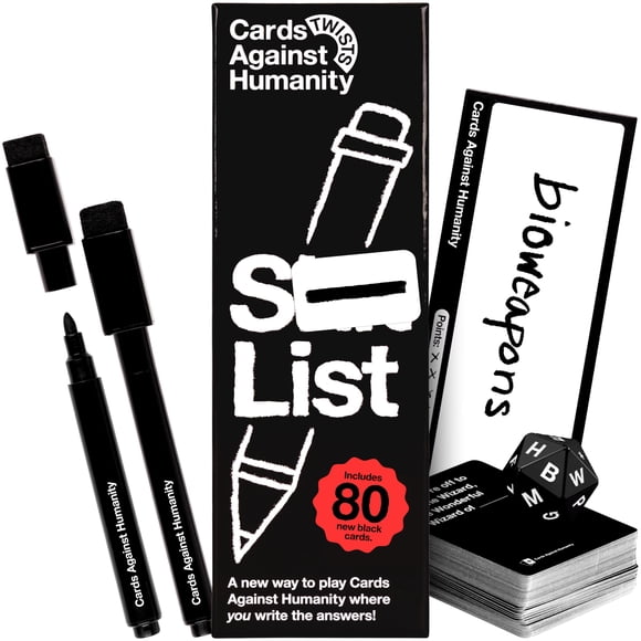 Juego de cartas Cards Against Humanity S List Expansion New