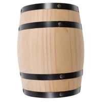 Bothyi - Cubo Dispensador De Whisky Retro En Barril De Roble Para Vino, Cócteles Y Bebidas, Tamaño S, Color Beige