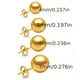 thumbnail image 4 of 18K Gold Plated Round Ball Earrings - A Stylish Accessory for Men & Women!, 4 of 4