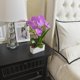 thumbnail image 4 of Orquídea artificial FuleHouzz 38 cm morada con jarrón de cerámica, 4 of 7