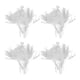 thumbnail image 1 of 200x Ramo De Flores Artificiales Con Cuentas De Acrílico Cristal Gota 15cm Blanco, 1 of 6