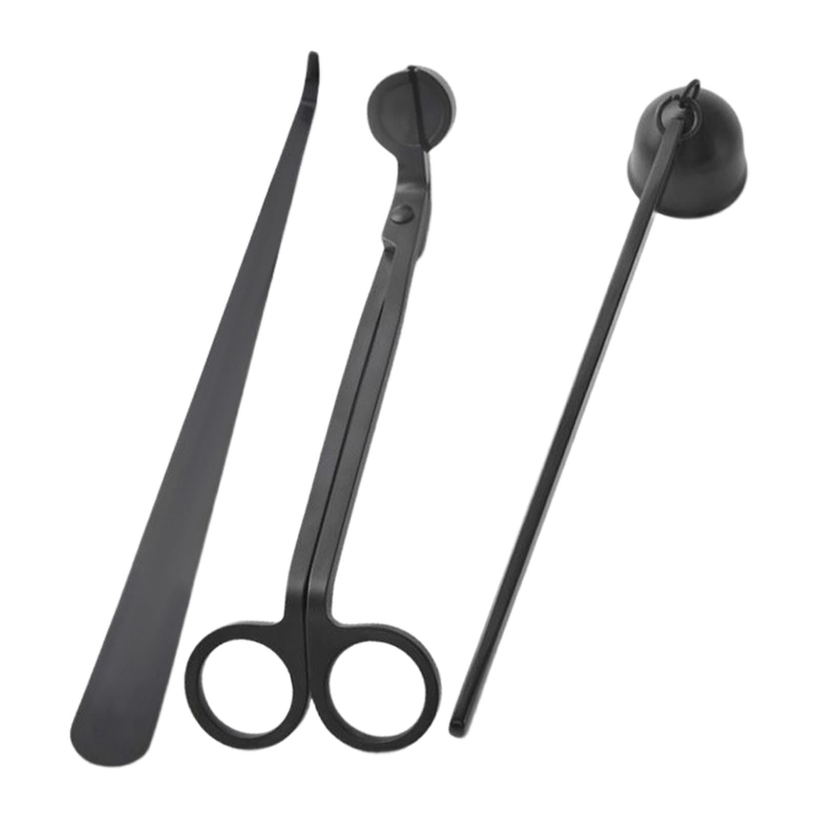 Bothyi - Juego De Accesorios Para Velas 3 En 1 Para Amantes De Las Velas De Cumpleaños, Color Negro