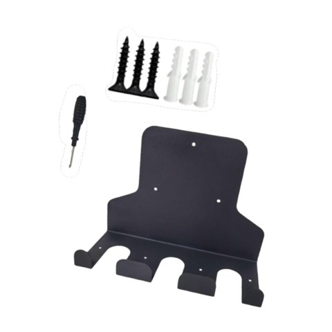 Ioensy - Soporte De Pared Para Colgar Barras De Pesas, Para Bandas De Resistencia, Cuerda Para Saltar Y Gimnasio