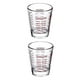 thumbnail image 2 of Mini Tazas Medidoras De Café, 2 Uds., Transparentes Para Fiesta, Hogar, Bar, 2 of 5