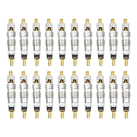 Ioensy - Núcleo De Válvula Presta 20X, Núcleo De Válvula De Bicicleta Resistente Para Bicicleta De Carretera Sin Cámara