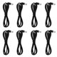 thumbnail image 1 of Cable de alimentación para pedal de guitarra Pigtone DC 5.5 x 2.1 mm 60 cm, paquete de 8, 1 of 9