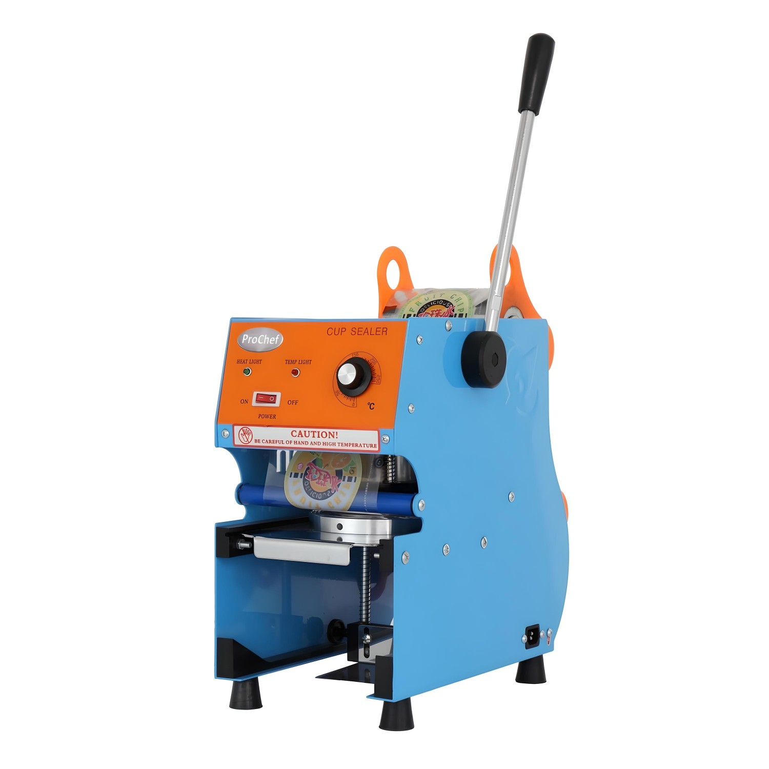 Prochef - Selladora De Vasos Plasticos 90 A 95 Mm Diametro