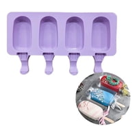 Genérico - Moldes De Silicona Para Helados Molde Paletas Helado Mini